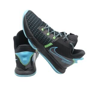 Nike Men's Lebron Witness V Black/Blue Basketball Shoes - Size 10.5 (CQ9380-004)